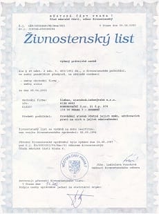 Živnostenský list